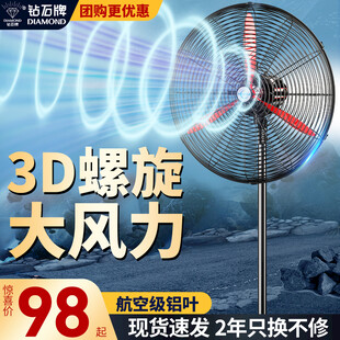 大风力落地风扇宣传海报