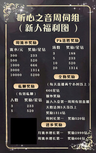 黑金风新人福利价目表