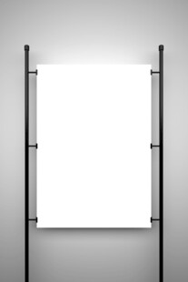 空白海报展示样机