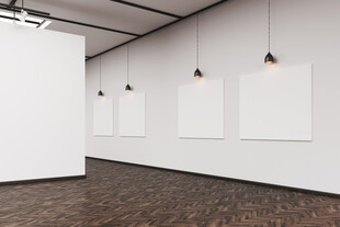 空白艺术画廊展厅