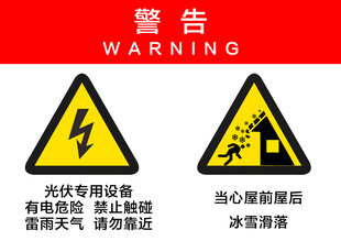当心屋前屋后冰雪滑落