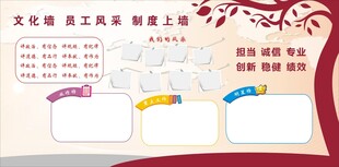 文化墙公告