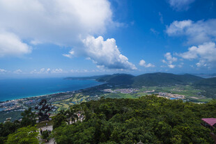 滨海远眺自然风光
