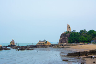 海岸灯塔自然风光