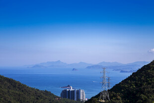 山海晴空远眺风光