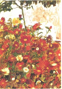印象派花卉油画