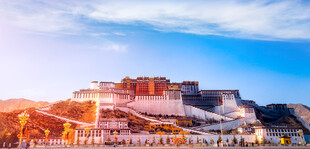 布达拉宫晨光美景