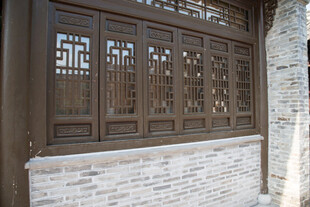 中式古建木花窗
