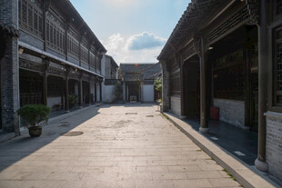 传统中式古建巷道