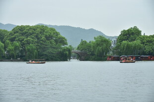 西湖湖景山水风光