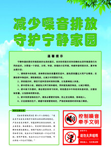 减少噪音排放   守护宁静家园