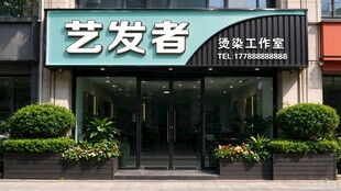美发工作室门店招牌