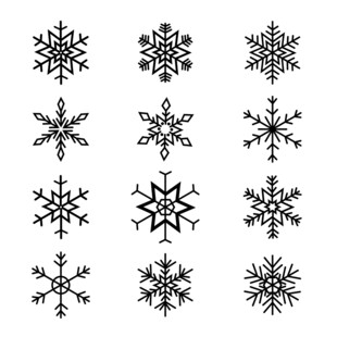雪花图案合集