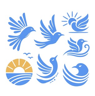 海鸟图标合集