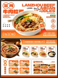 牛肉面海报