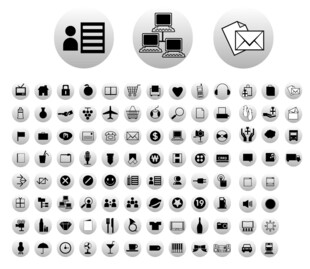 互联网及办公系统图标