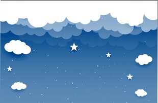 蓝色夜空背景