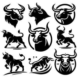 公牛图标合集