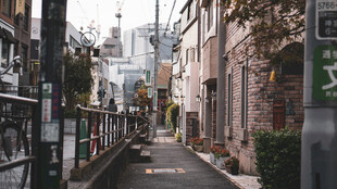 城市小巷日常街景