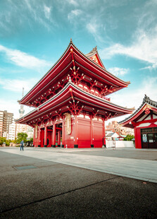 日式传统古建风光