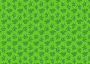 绿色无缝植物底纹