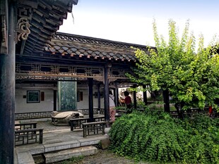 中式古建庭院风光