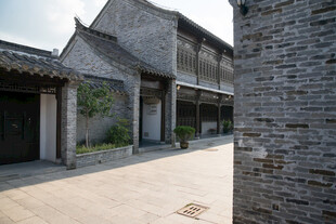 中式古建院落街巷