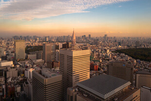 旧金山黄昏城市全景