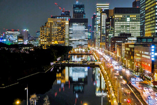 都市璀璨夜景