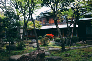 林间日式传统庭院