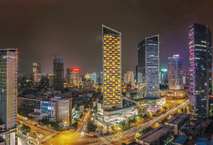 都市CBD璀璨夜景