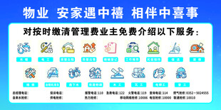 物业便民服务宣传海报
