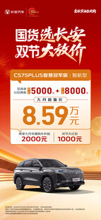 长安汽车海报