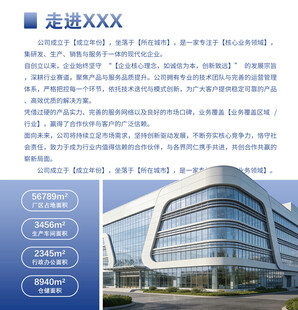 企业简介宣传页面