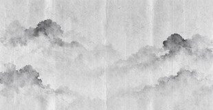 国风水墨远山意境