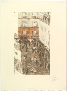 复古欧式街景版画