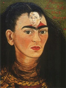 弗里达自画像油画