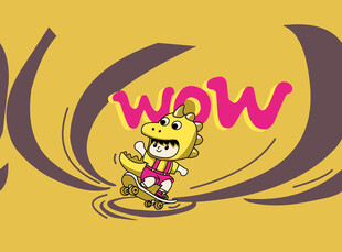 卡通小龙wow趣味图案
