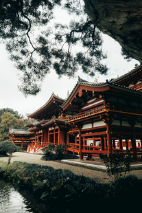 日式古寺庭院风光
