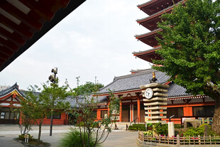 日式古寺建筑风光