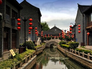江南水乡古镇风光