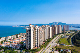 滨海沿岸高层住宅景观