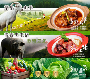 农家菜 红烧肉 风干羊肉