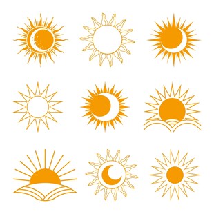 太阳图标合集