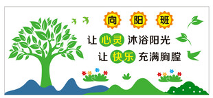 向阳班班级文化墙