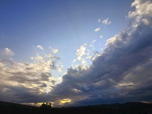 日暮天空云层风光