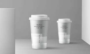 简约咖啡纸杯样机