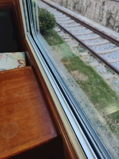 列车车窗沿途风光