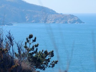 滨海远眺山海风光