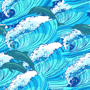 海浪海豚